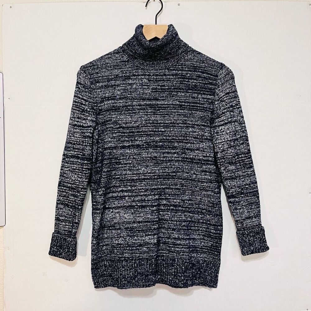J Crew Space Dyed Turtleneck Sweater   Sz XS   EUC